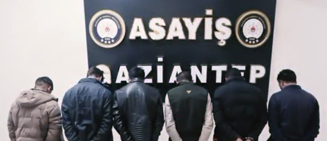 Gaziantep’te ‘hırsızlık çetesi’ çökertildi: 6 gözaltı