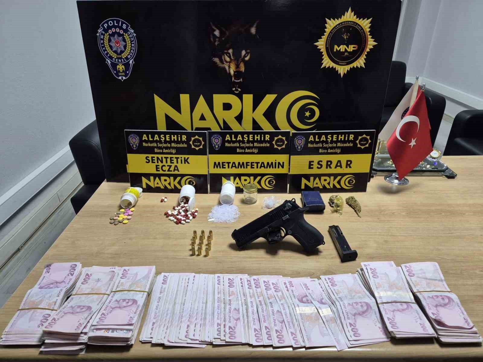 Alaşehir’de uyuşturucu operasyonu: 1 tutuklama