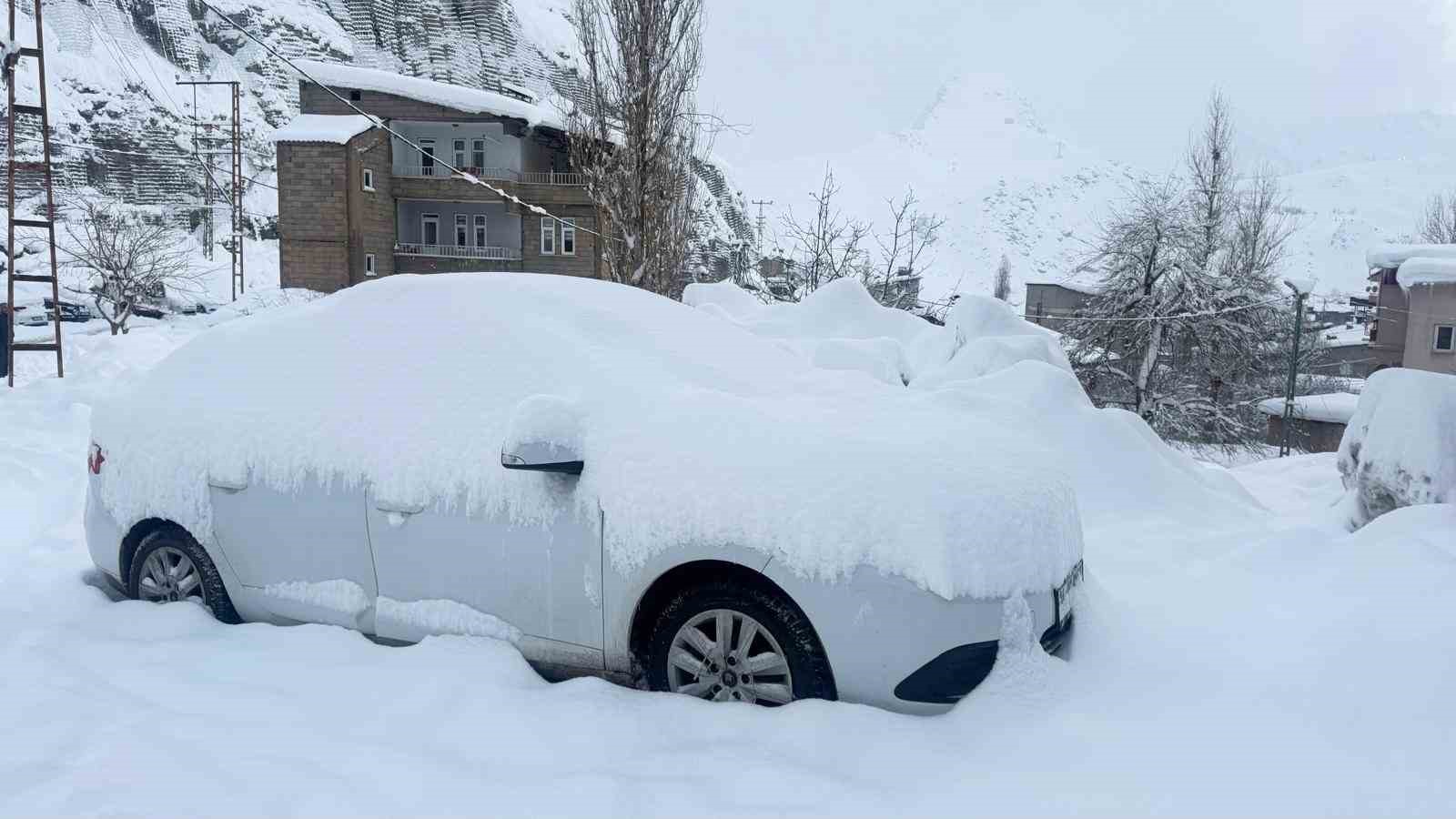 Hakkari’de 220 yol ulaşıma açıldı, karla mücadele sürüyor