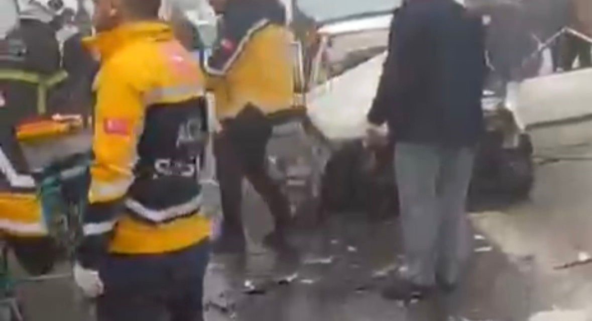 Gaziantep’te zincirleme trafik kazası: 1 ölü, 6 yaralı
