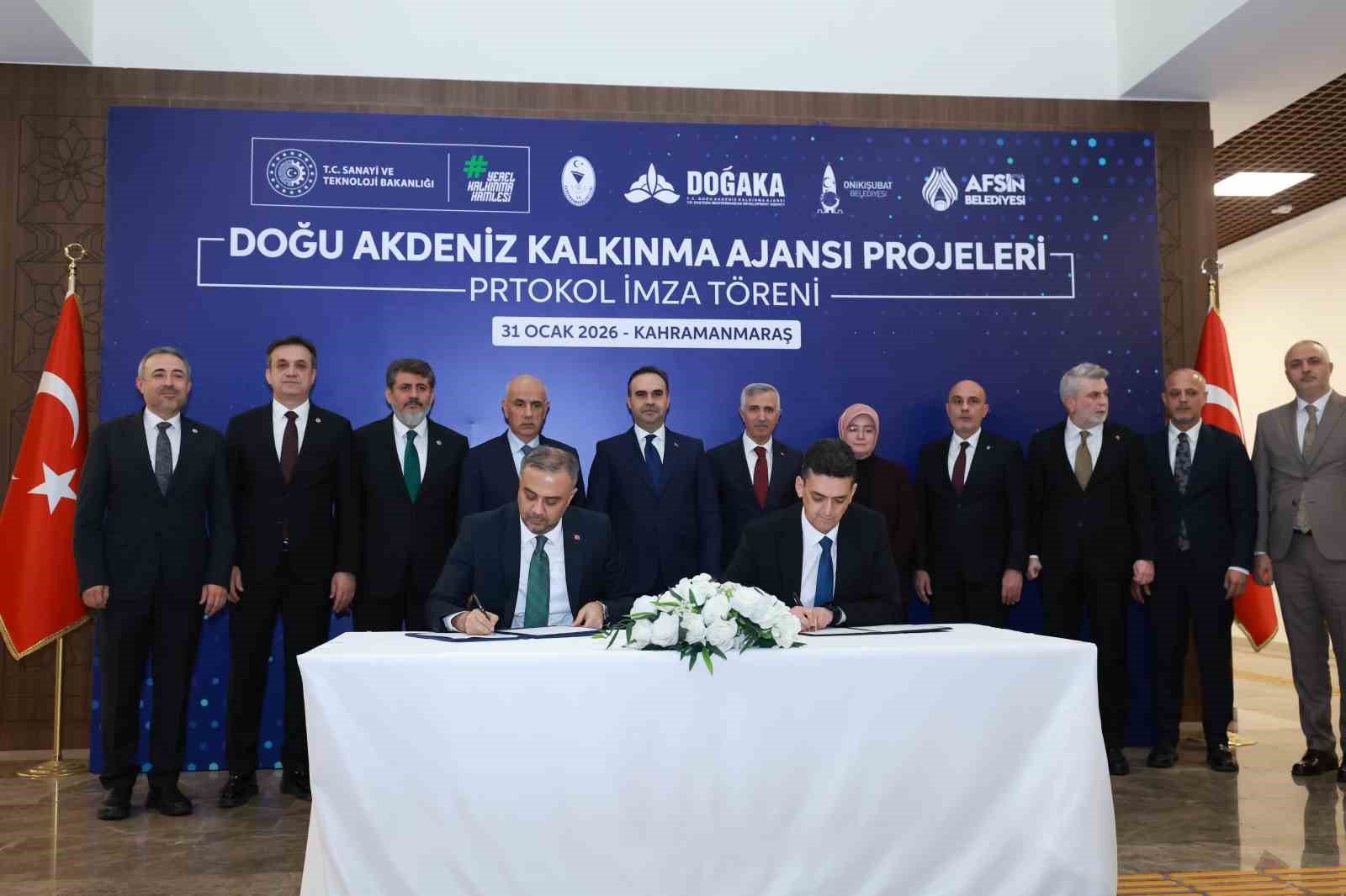 Bakan Kacır, Kahramanmaraş’ta SOGEP projelerinin imza törenine katıldı