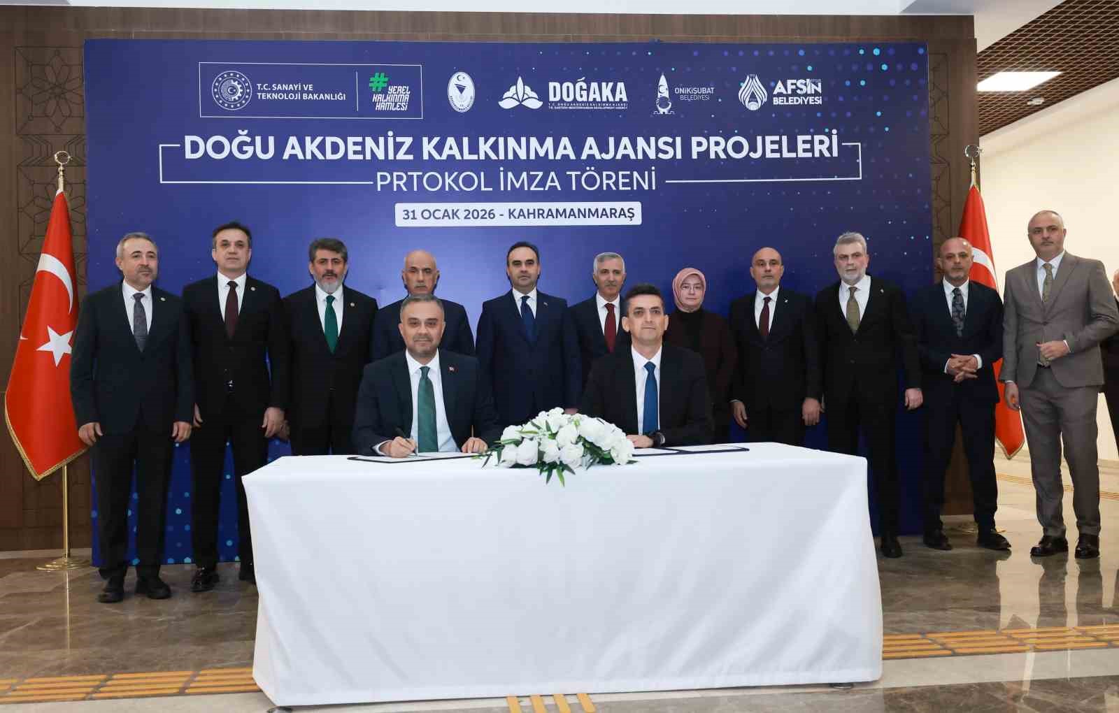 Bakan Kacır, Kahramanmaraş&rsquo;ta SOGEP projelerinin imza t&ouml;renine katıldı
