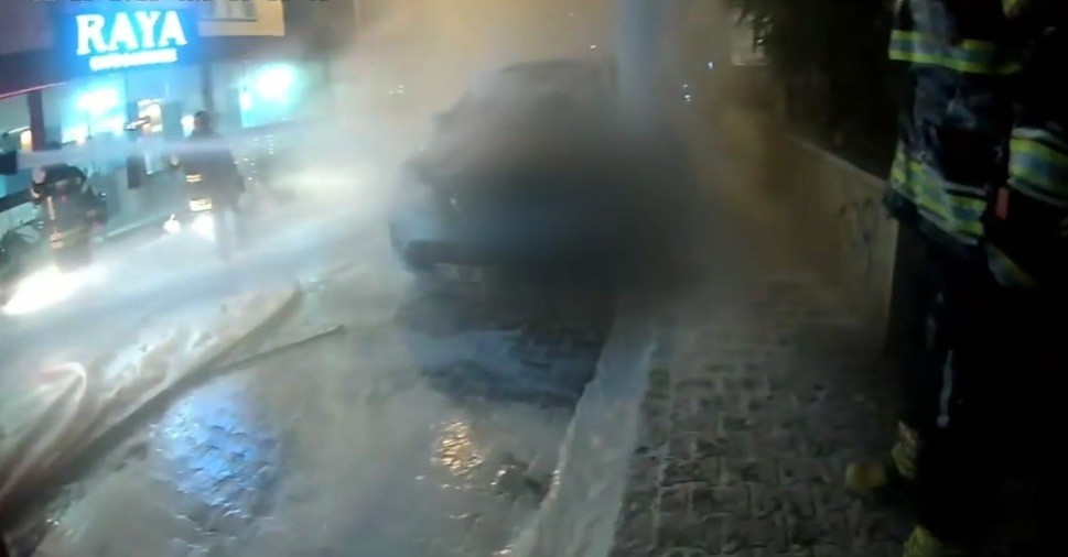 Elektrikli ara&ccedil; yangınına teknolojik m&uuml;dahale
