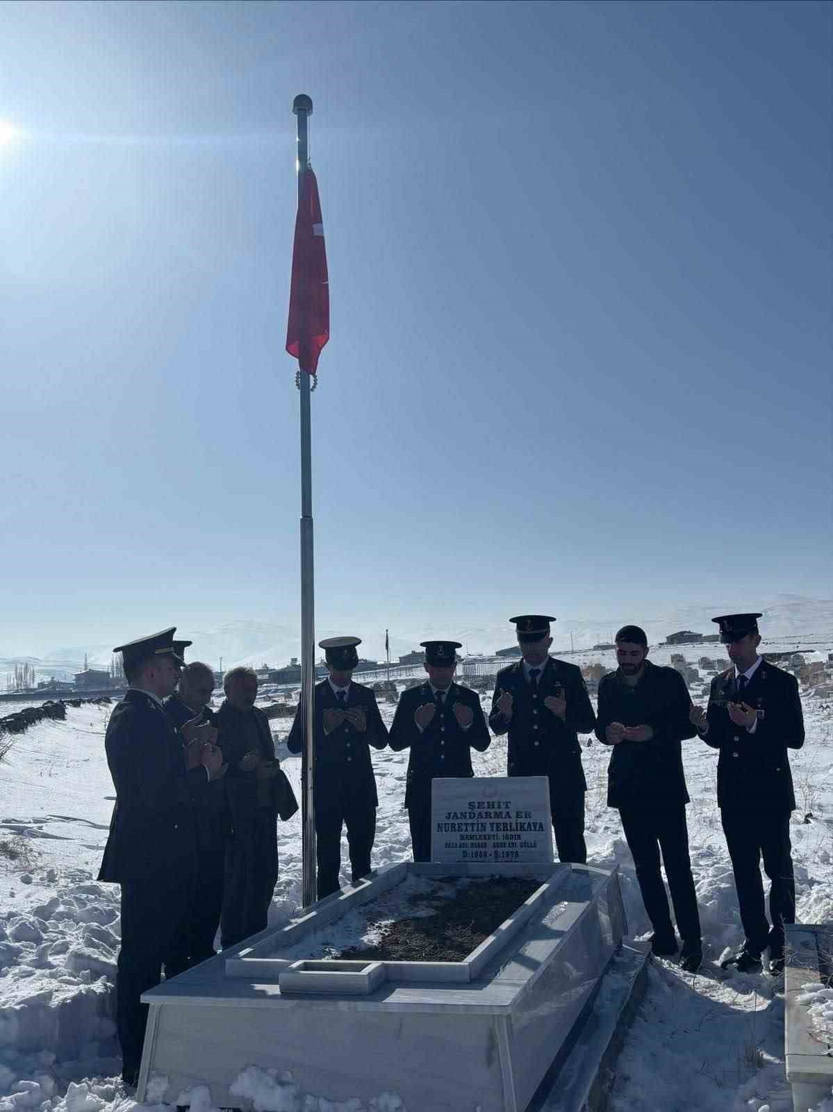 Şehit Jandarma Er Nurettin Yerlikaya şehadetinin yıl dönümünde anıldı
