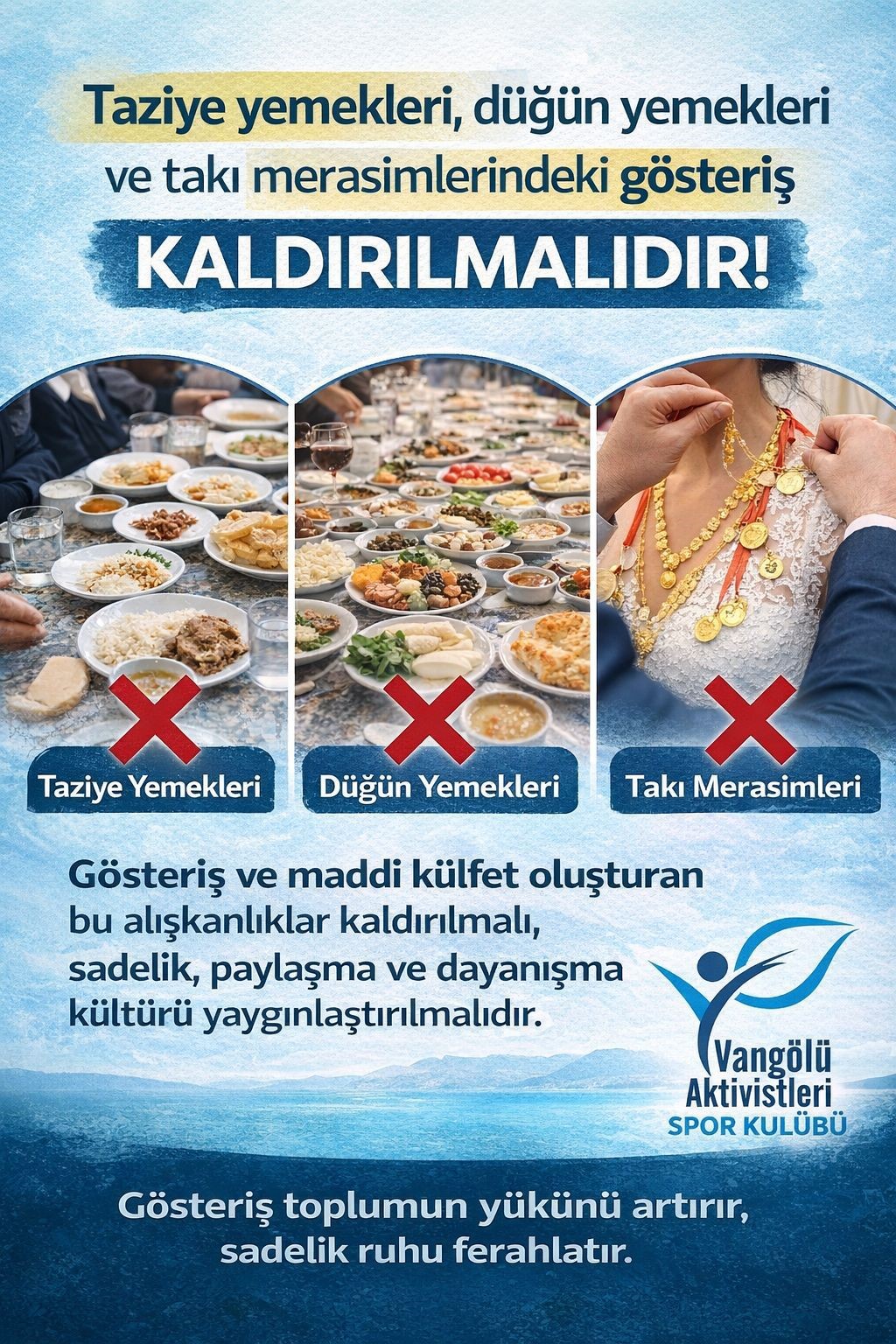 "Vangölü Aktivistleri Derneği: "Acı, sofrayla değil dua ve dayanışmayla paylaşılmalı"