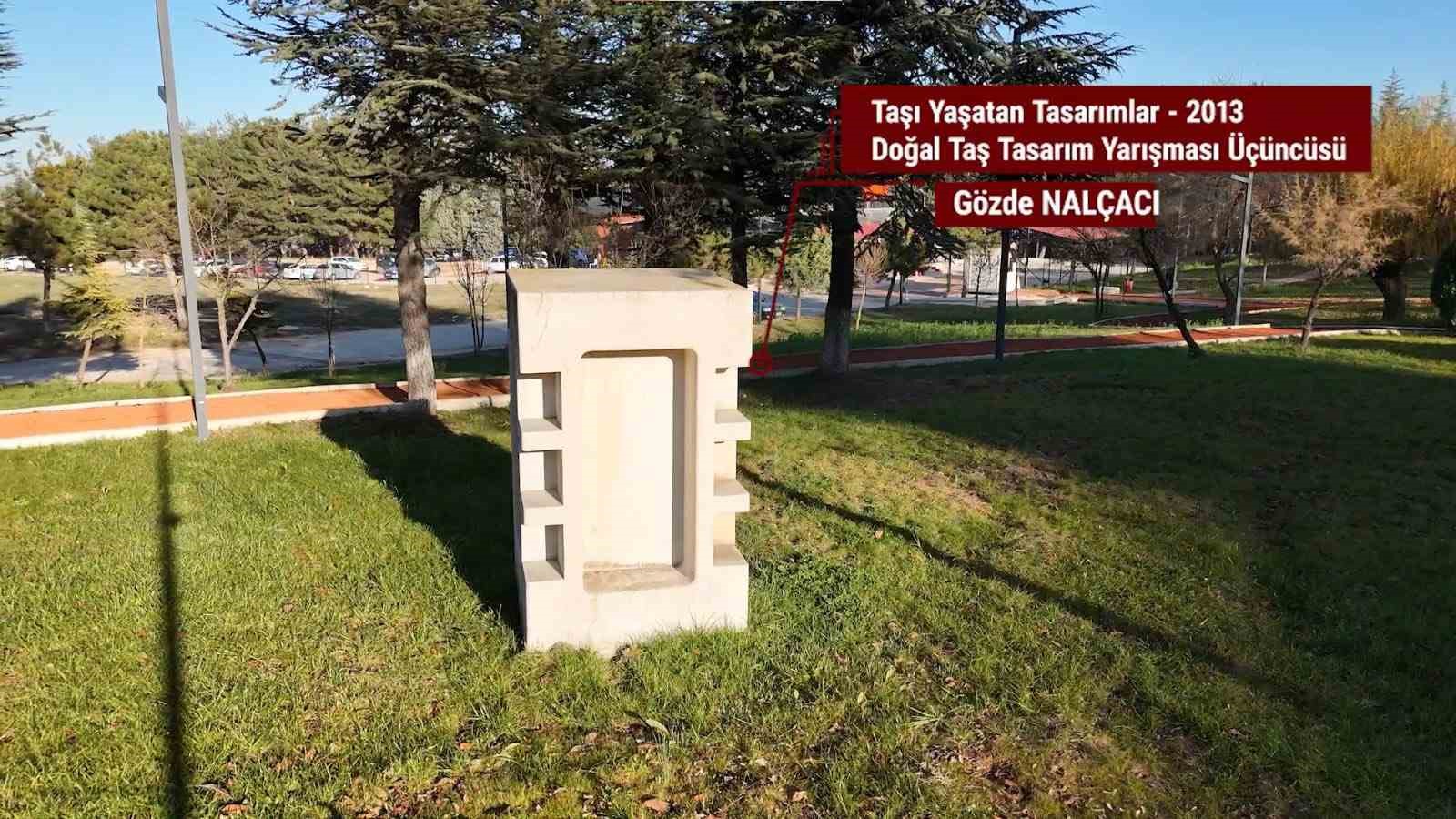 Doğal taşın sanatla buluşması BŞEÜ kampüsünde hayat buldu