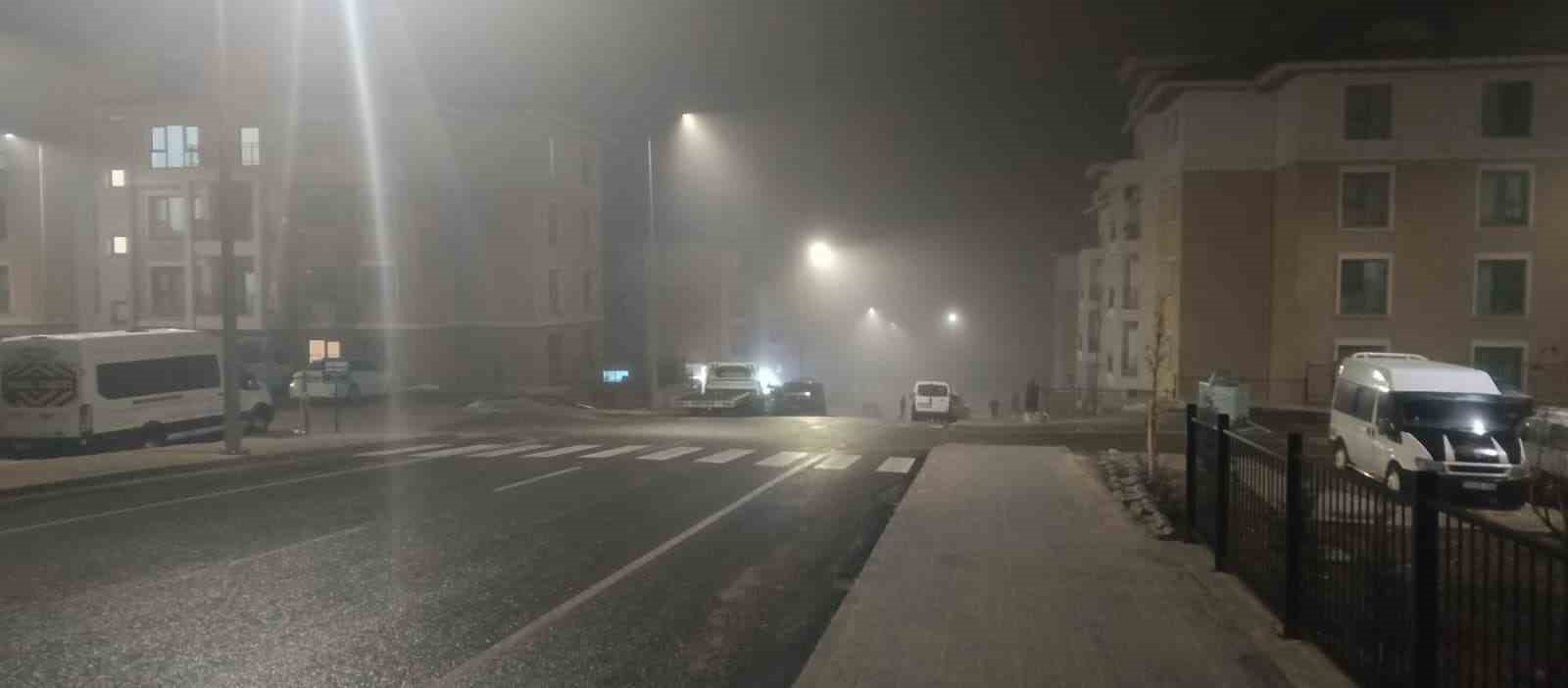 Gölbaşı’nda yoğun sis etkili oldu