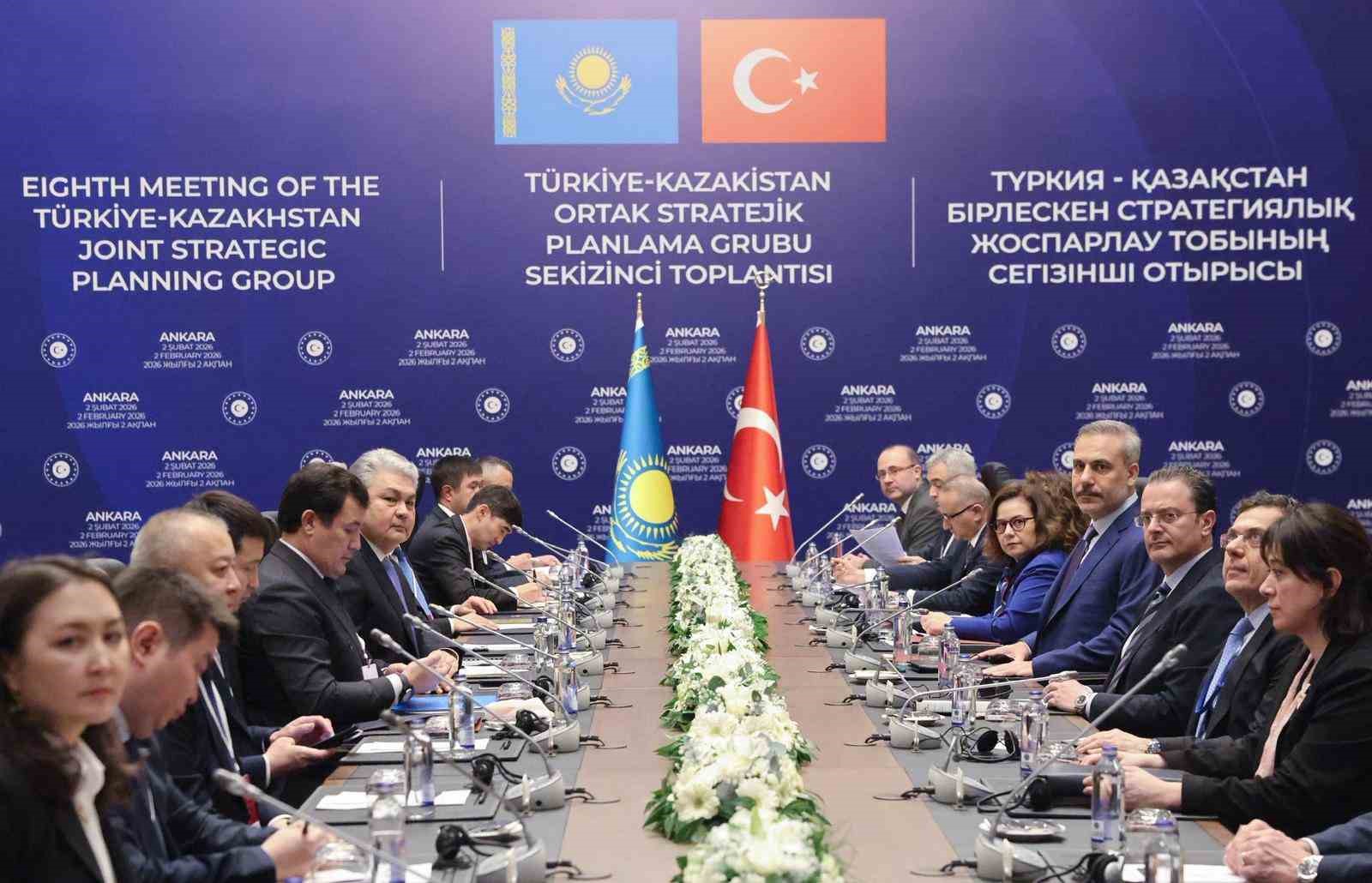 Türkiye-Kazakistan Ortak Stratejik Planlama Grubu 8. Toplantısı başladı