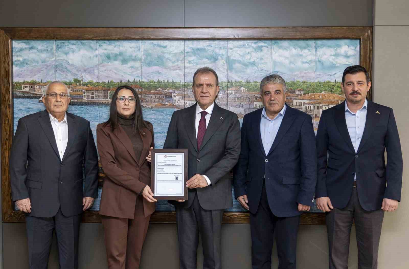 Mersin Büyükşehir Belediyesi altyapıda kaliteyi akreditasyonla tescilledi