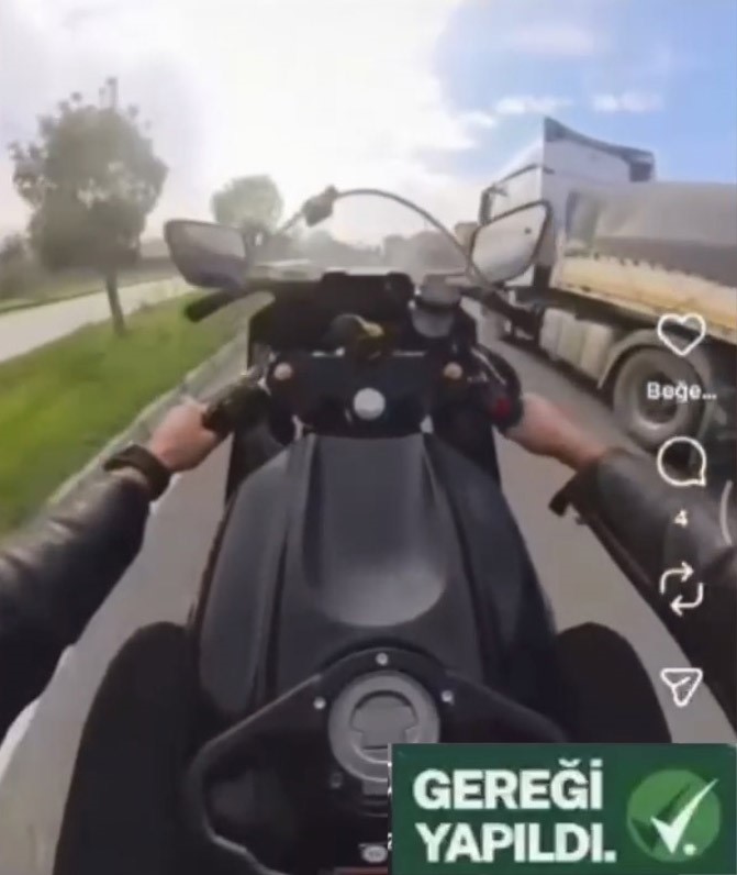 Jandarma &ccedil;evirmesinden ka&ccedil;tığı anları sosyal medyada paylaştı, kısa s&uuml;rede yakalandı
