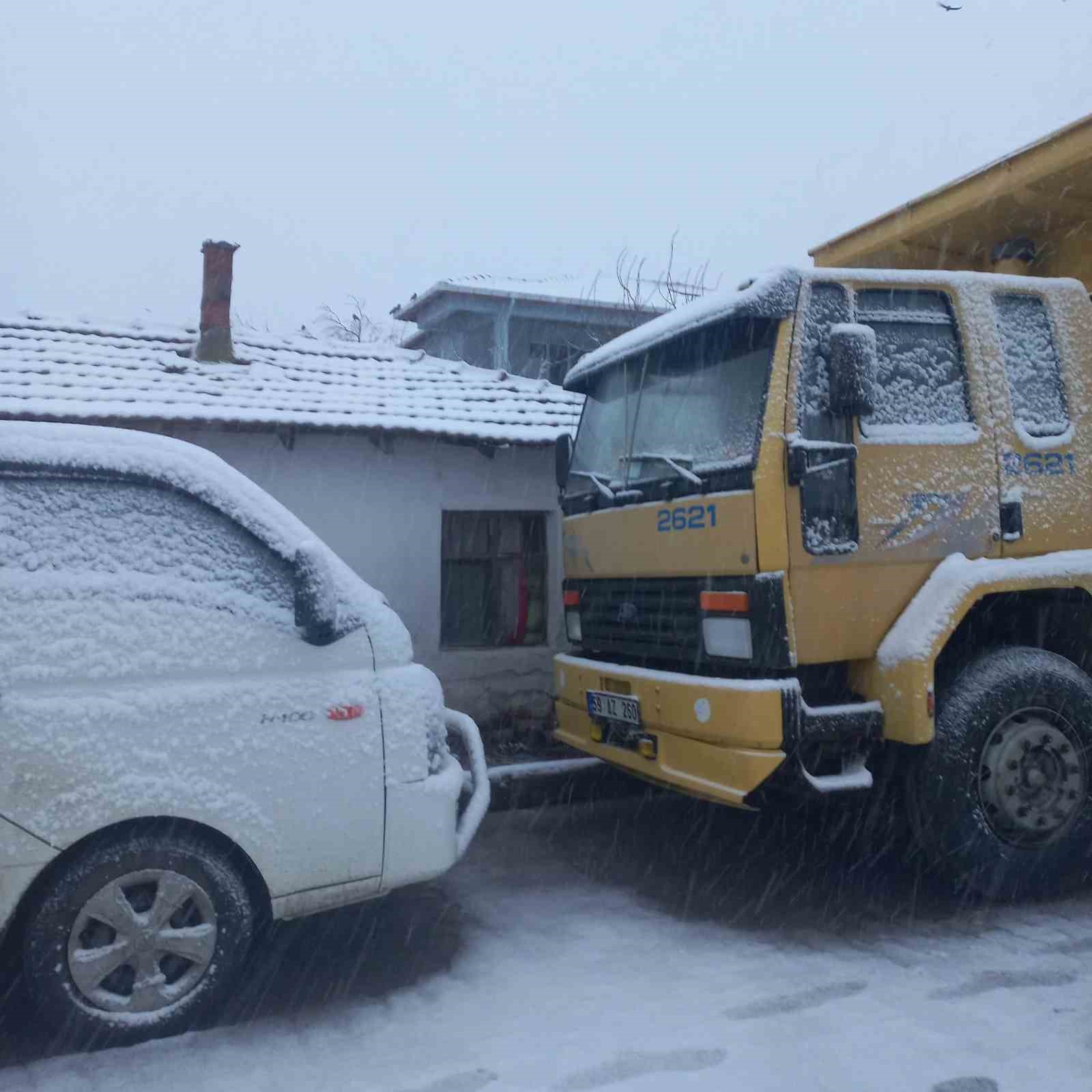 Malkara beyaza b&uuml;r&uuml;nd&uuml; : Kar yağışı etkili oluyor
