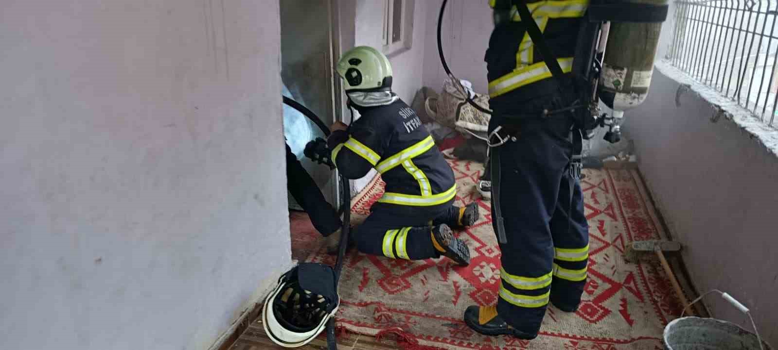 Siirt’te müstakil evde yangın