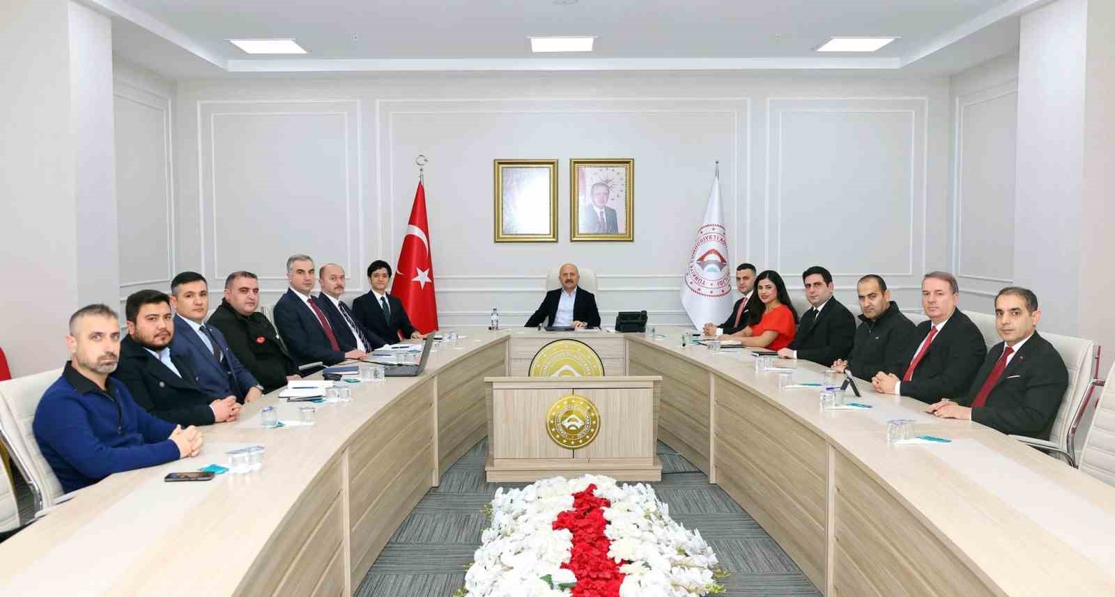 Adıyaman’da haftalık koordinasyon toplantısı gerçekleştirildi