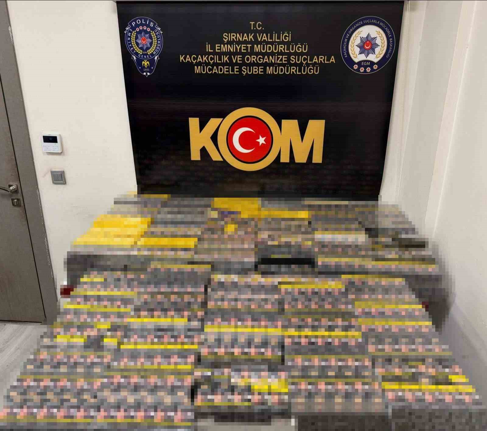 Şırnak’ta asayiş, narkotik ve kaçakçılık operasyonunda 5 tutuklama