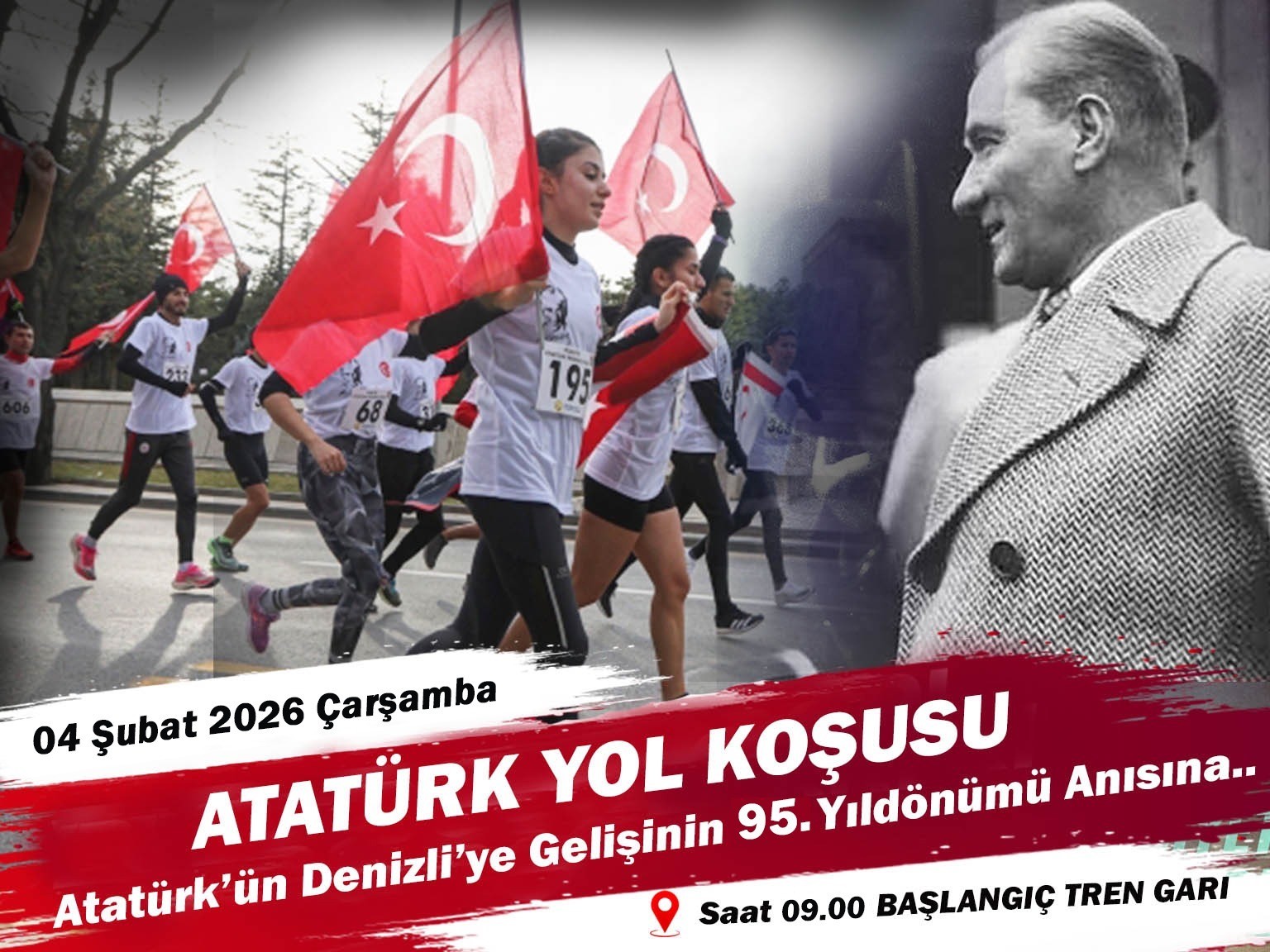 Denizli, Ata’sı için koşacak