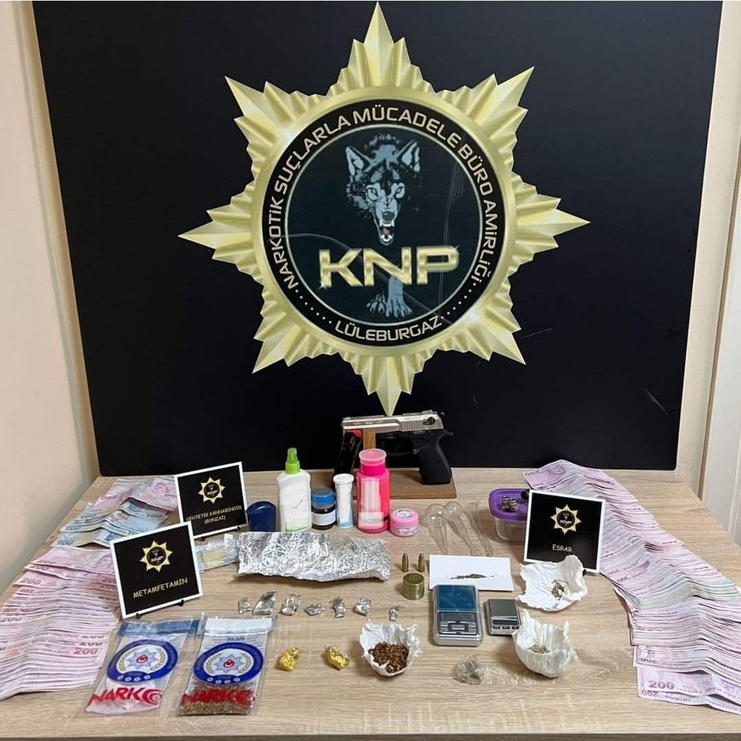 Lüleburgaz’da uyuşturucu operasyonu: 4 tutuklama