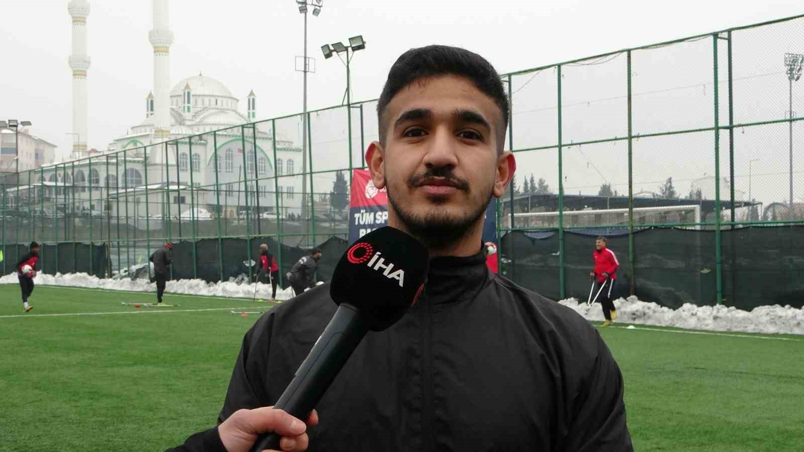 Depremde 4 futbolcusunu kaybeden Malatya ampute takımı pes etmiyor
