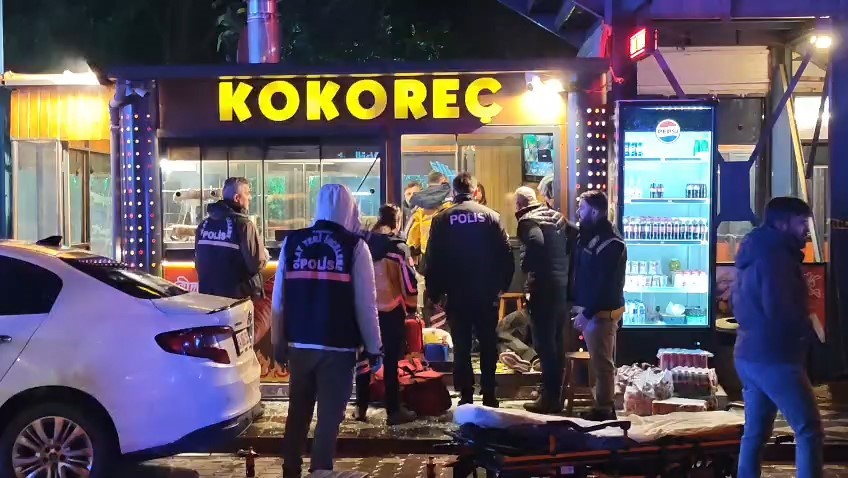 Kokoreççideki cinayet anı kamerada, polis zanlıları 3 saat geçmeden yakaladı