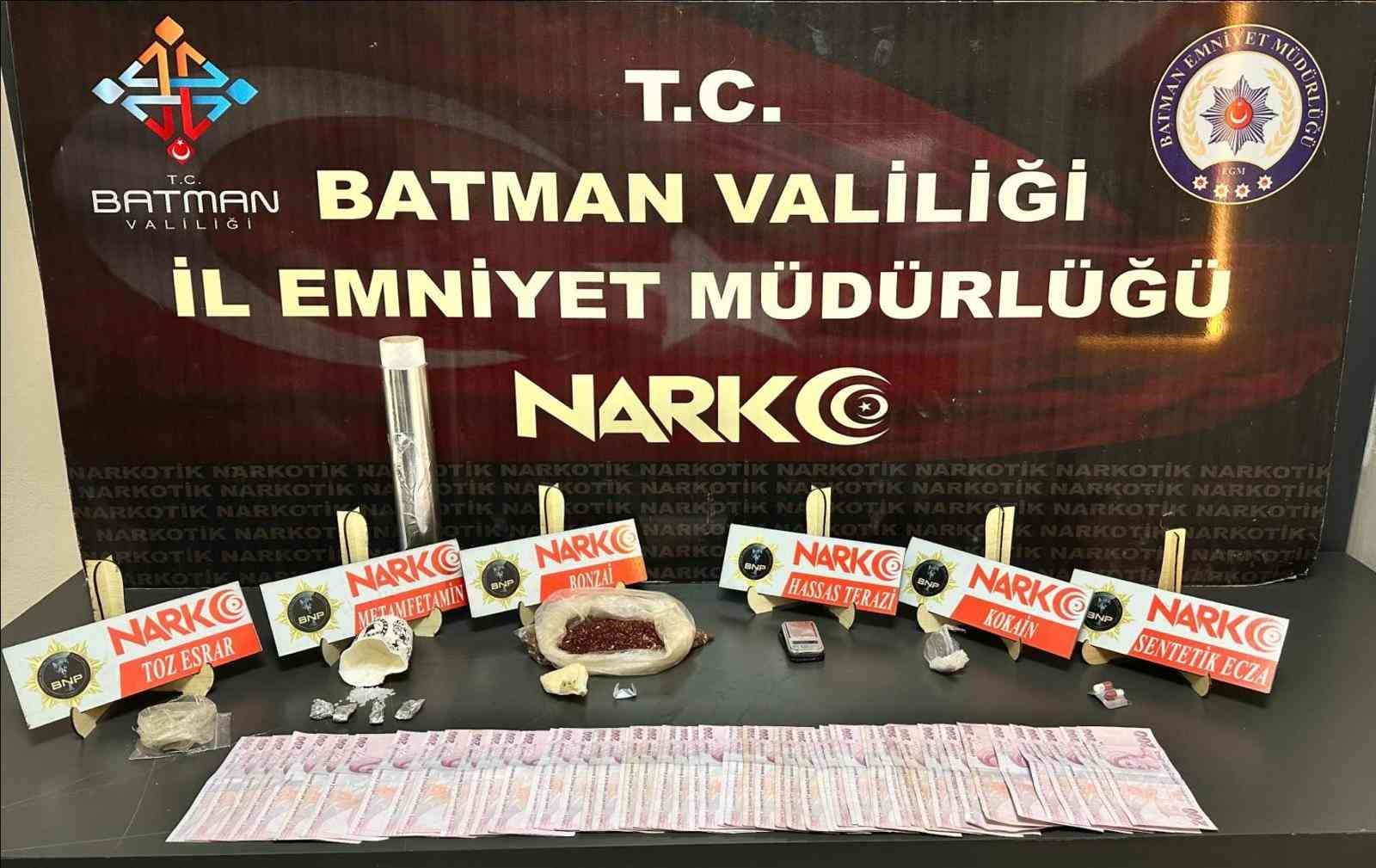 Batman’da uyuşturucu operasyonu: 5 zehir taciri tutuklandı