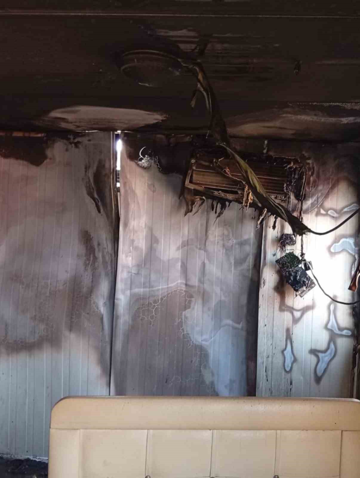 Kırıkhan&rsquo;da konteyner yangını
