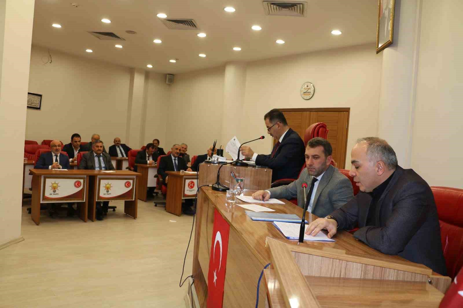 Erzincan İl Genel Meclisi Şubat ayı toplantısını gerçekleştirdi