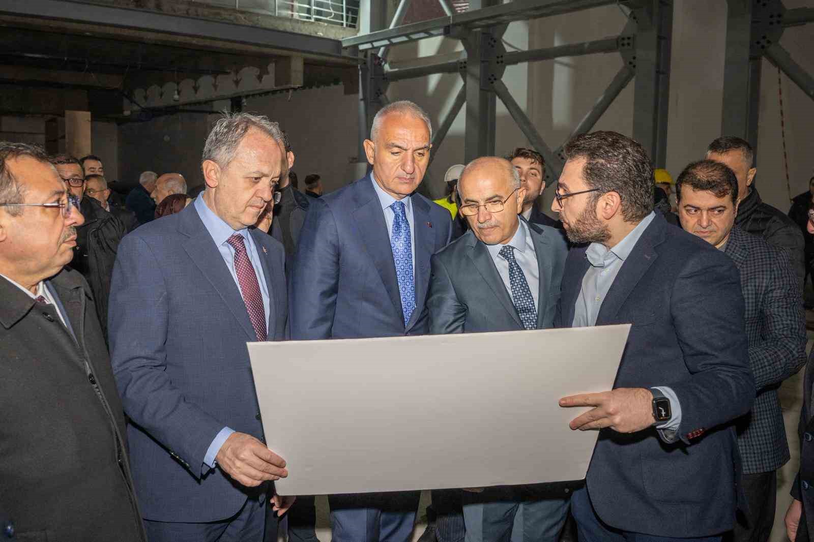 Bakan Ersoy&rsquo;dan Başkan Er&rsquo;e ziyaret
