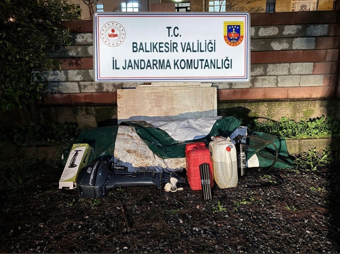 Düzensiz göçmenler zeytinlik alanda yakalandı