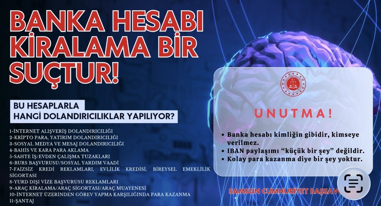 Başsavcı Kılı&ccedil;&rsquo;tan IBAN kiralama uyarısı: "Masum gibi g&ouml;r&uuml;nen b&uuml;y&uuml;k tehlike"
