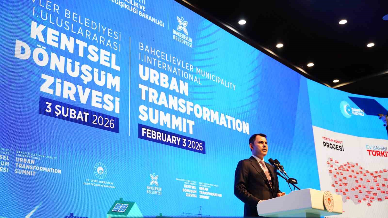 Bakan Murat Kurum: "Bug&uuml;ne kadar İstanbul&rsquo;umuzda tam 927 bin yuvamızı d&ouml;n&uuml;şt&uuml;rd&uuml;k"
