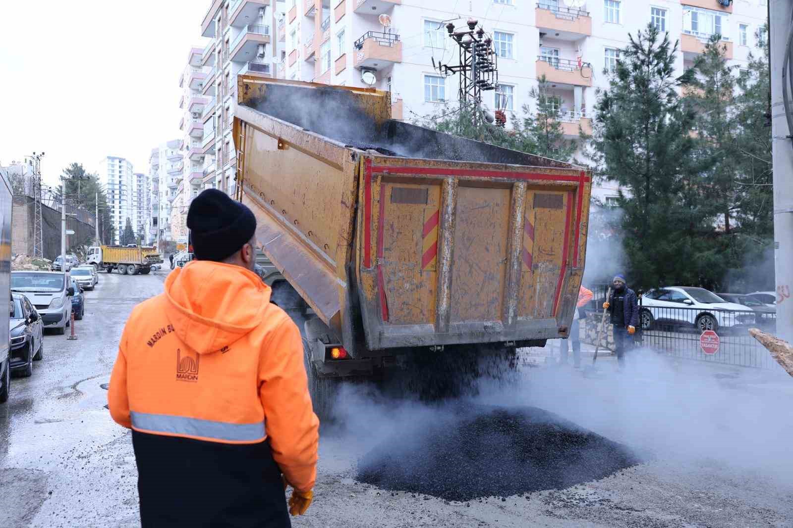 Mardin Büyükşehir Belediyesinden asfalt seferberliği