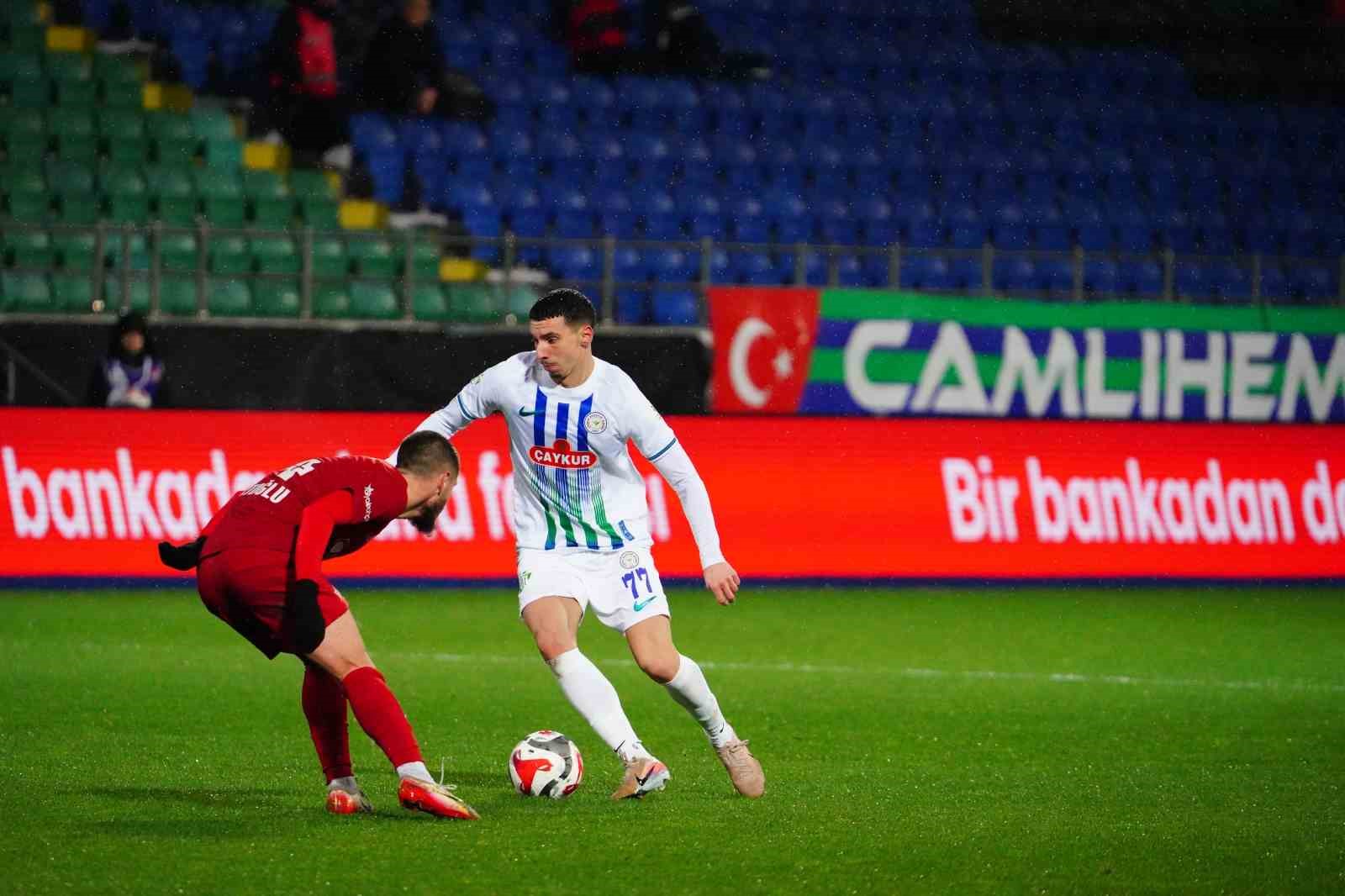 Ziraat Türkiye Kupası: Çaykur Rizespor: 1 - Beyoğlu Yeni Çarşı: 1 (Maç sonucu)