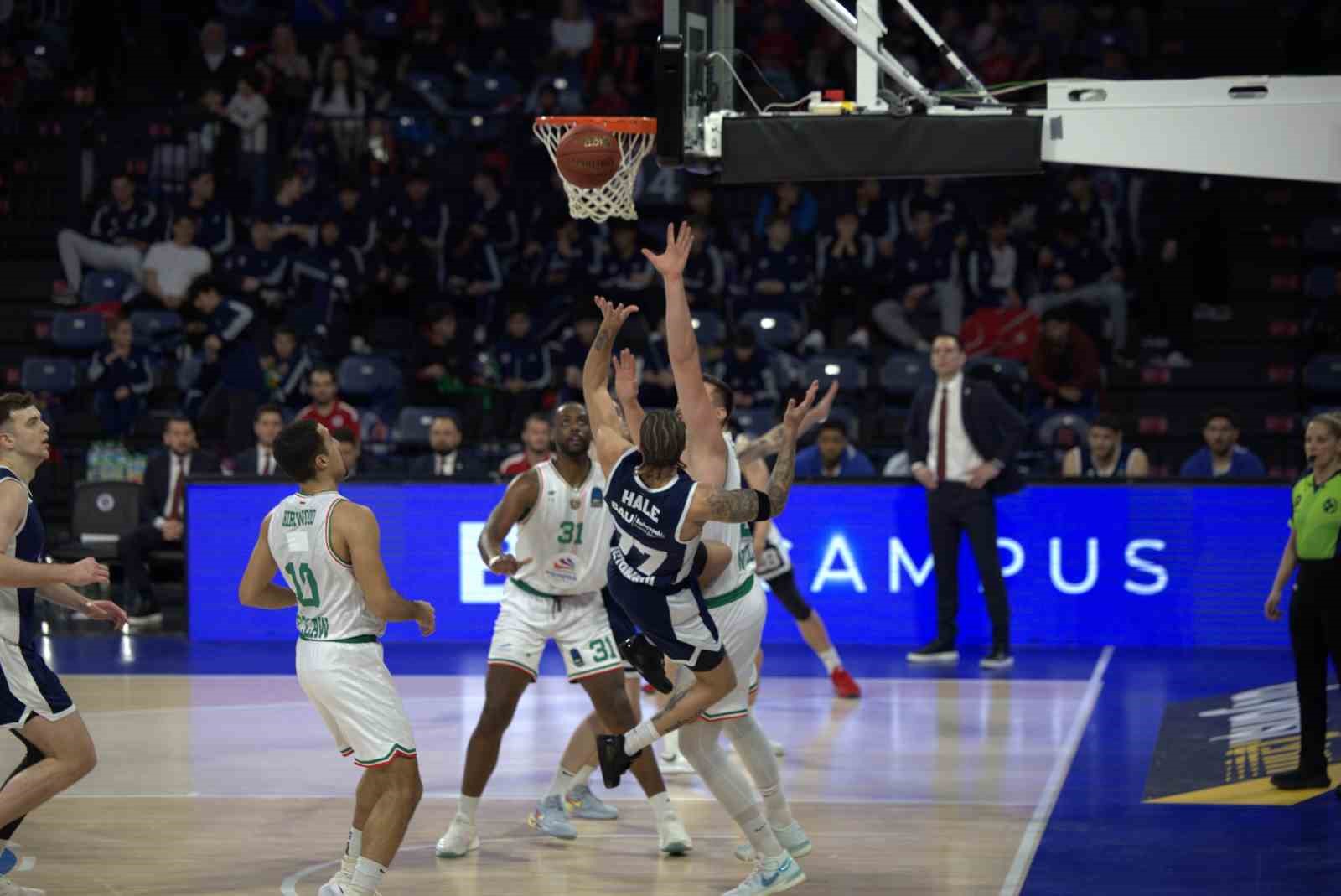 Eurocup: Bah&ccedil;eşehir Koleji: 80 - Slask Wroclaw: 82
