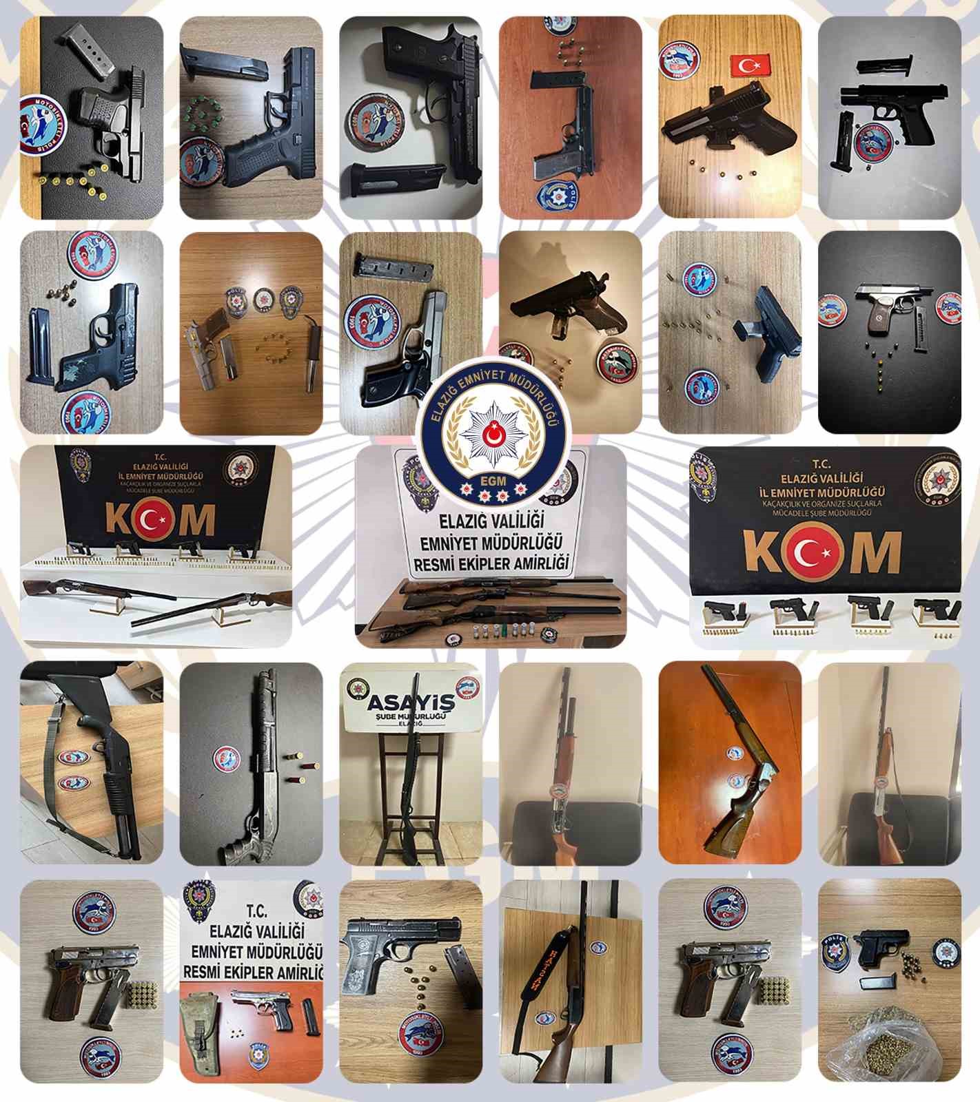 Elazığ’da kesinleşmiş hapis cezası bulunan 115 zanlı tutuklandı