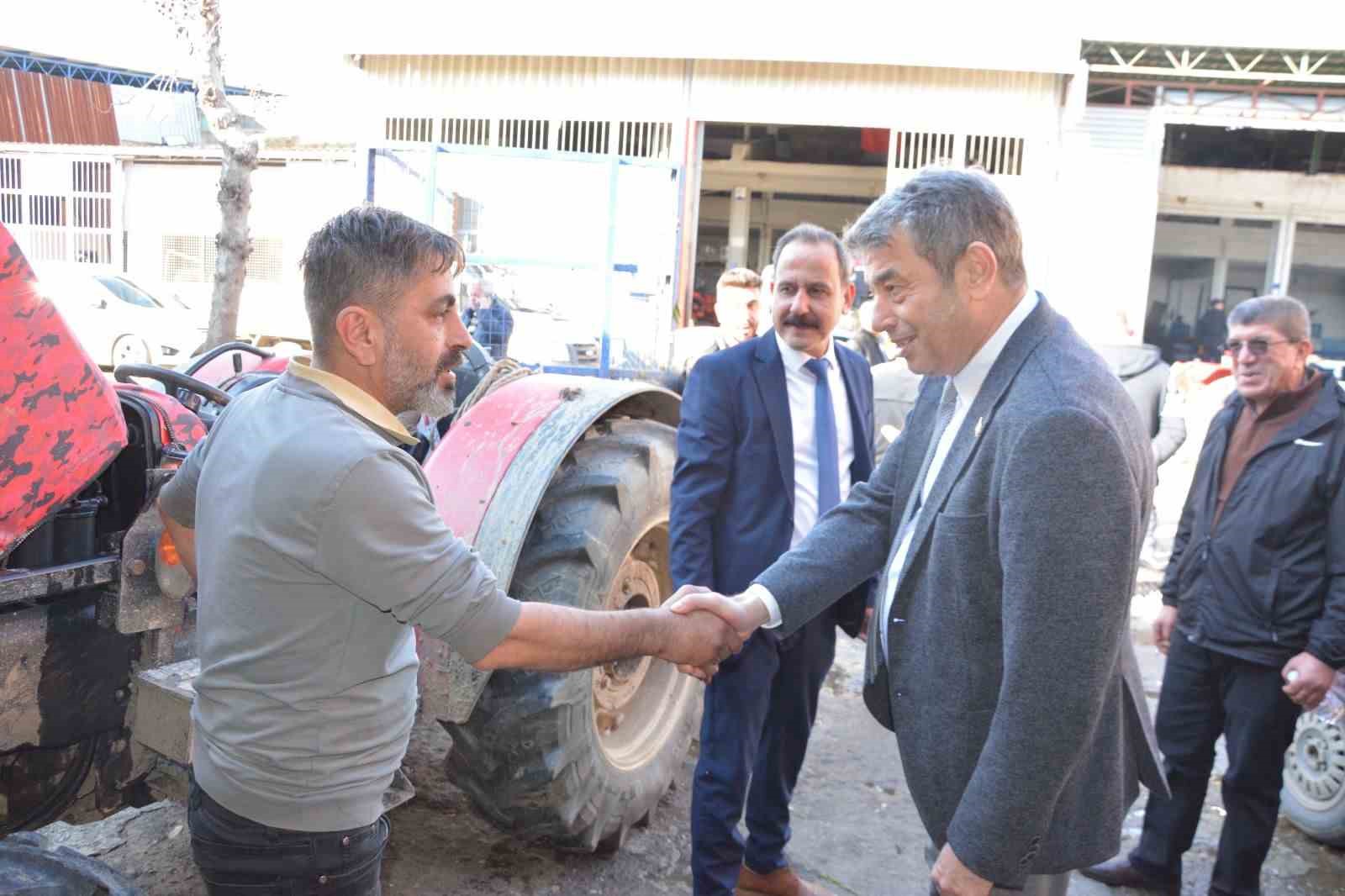 AYESOB Başkanı Künkcü, Kuyucak’ta esnaflarla buluştu