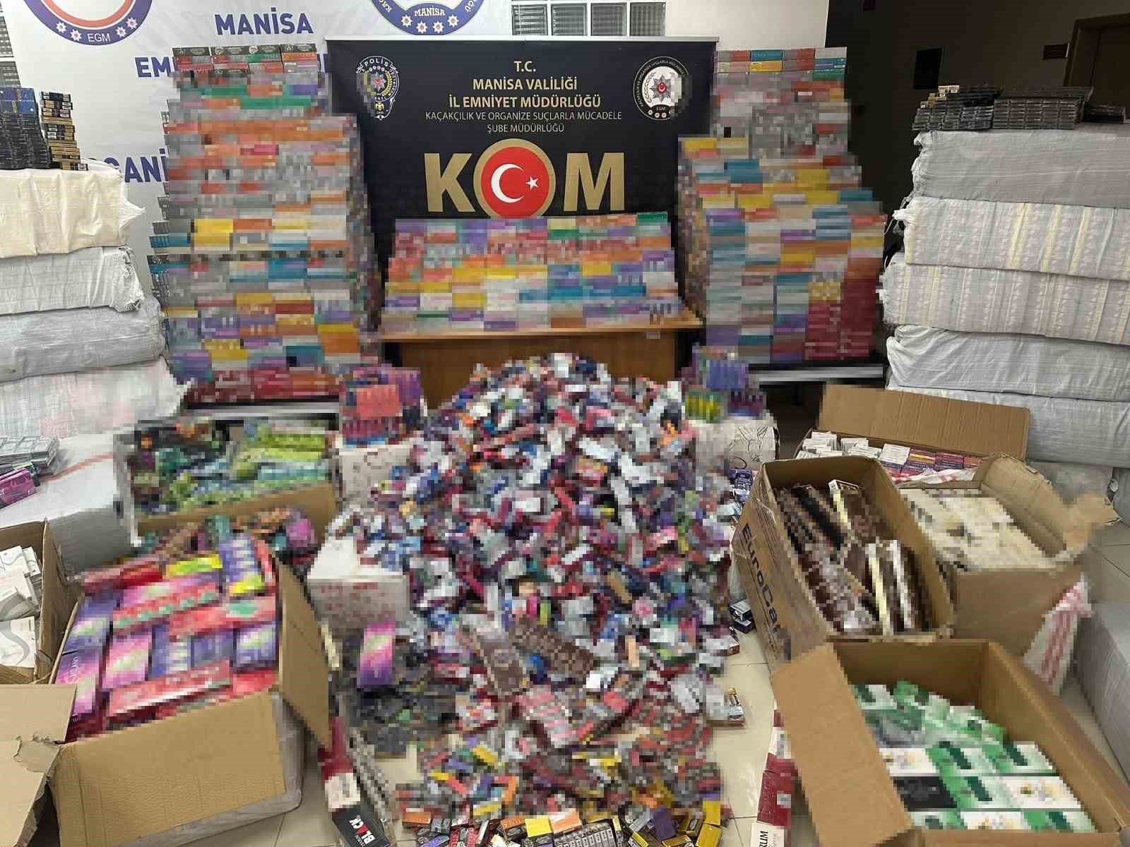 Manisa’da kaçakçılık bilançosu açıklandı