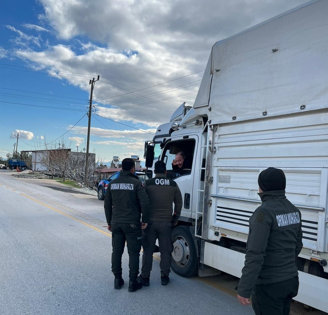 Mut’ta orman suçlarına yönelik önleme araması yapıldı