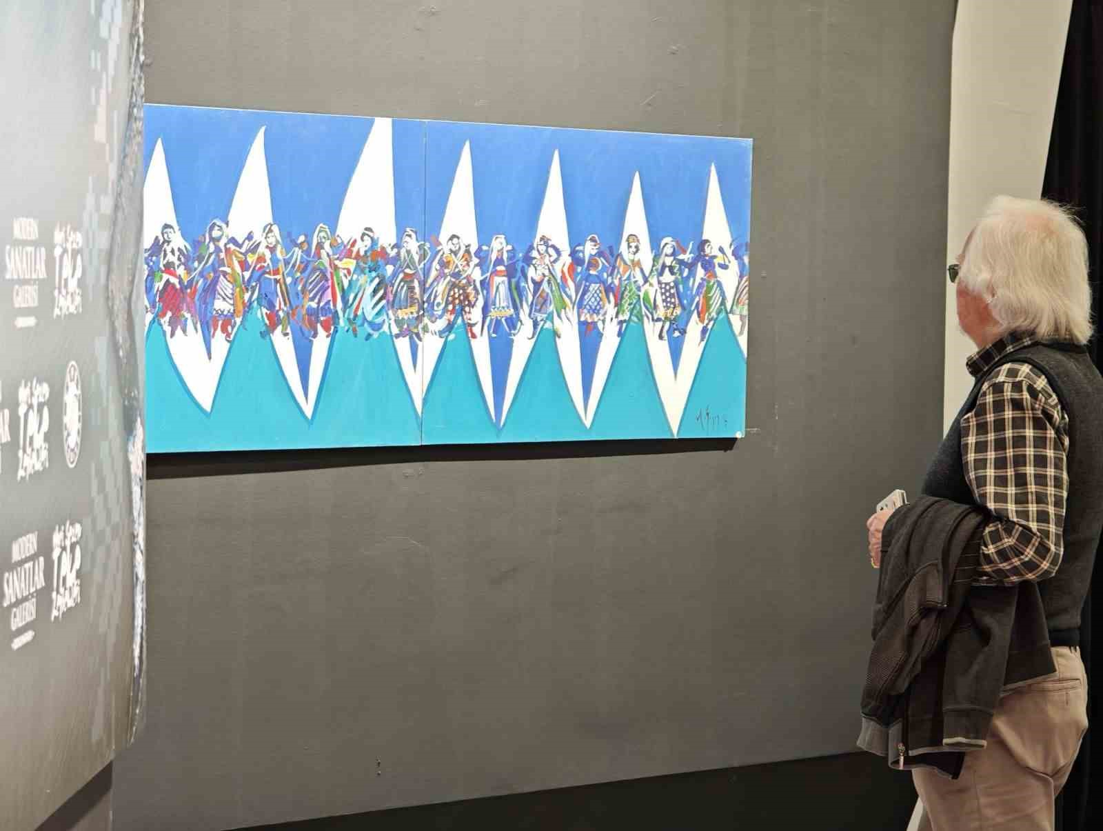 Teke Zeybekleri Resim Sergisi Kepez’de sanatseverlerle buluştu