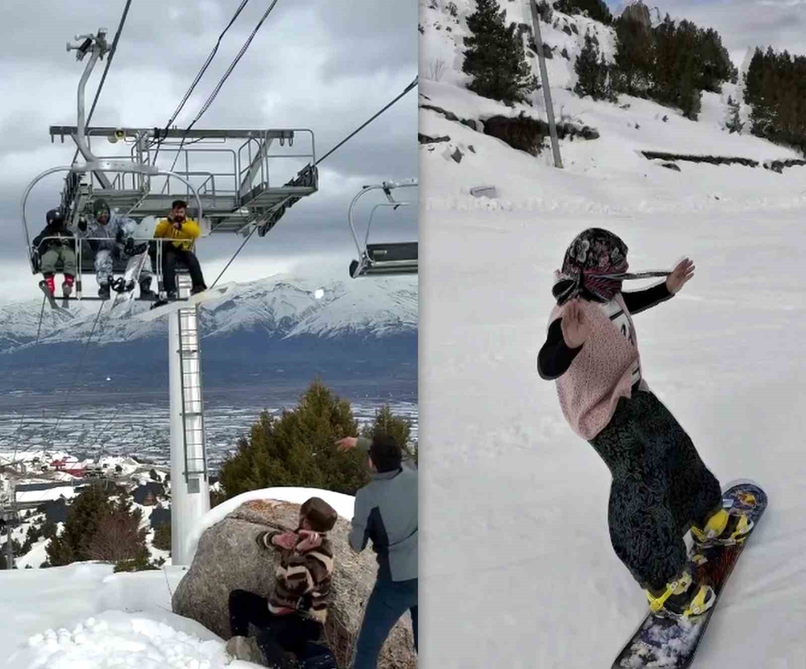 Ergan Kayak Merkezi’nde eğlenceli anlar