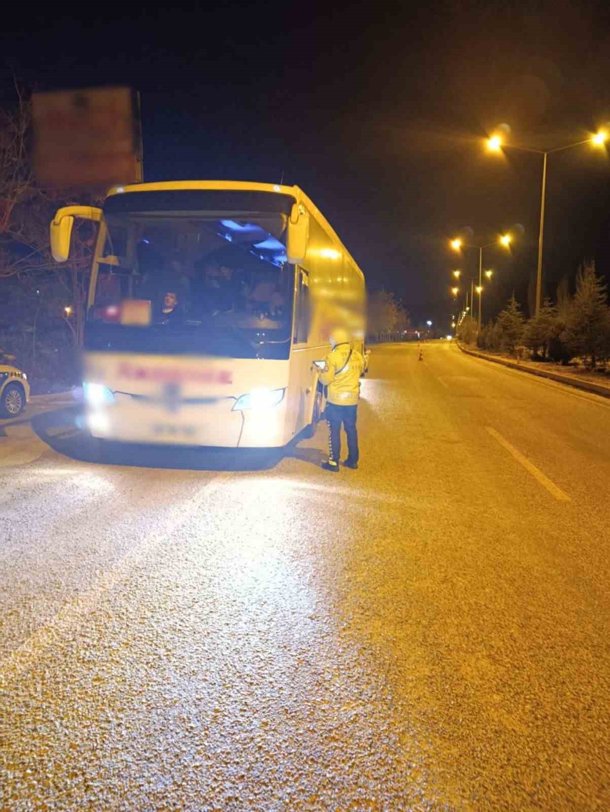 Burdur&rsquo;da şehirlerarası yolcu taşımacılığına denetim
