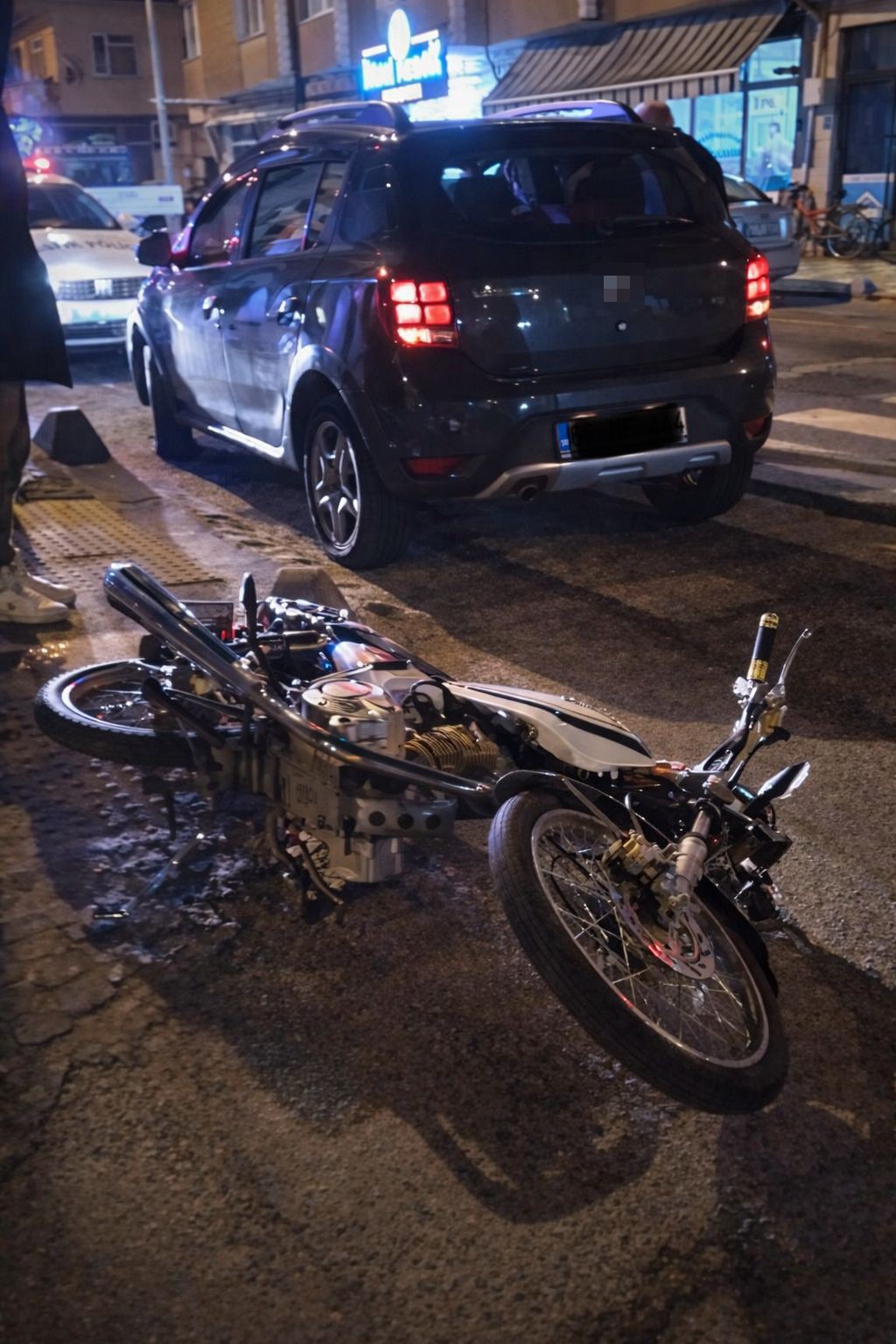 Muratlı&rsquo;da motosiklet kazası: 1 yaralı
