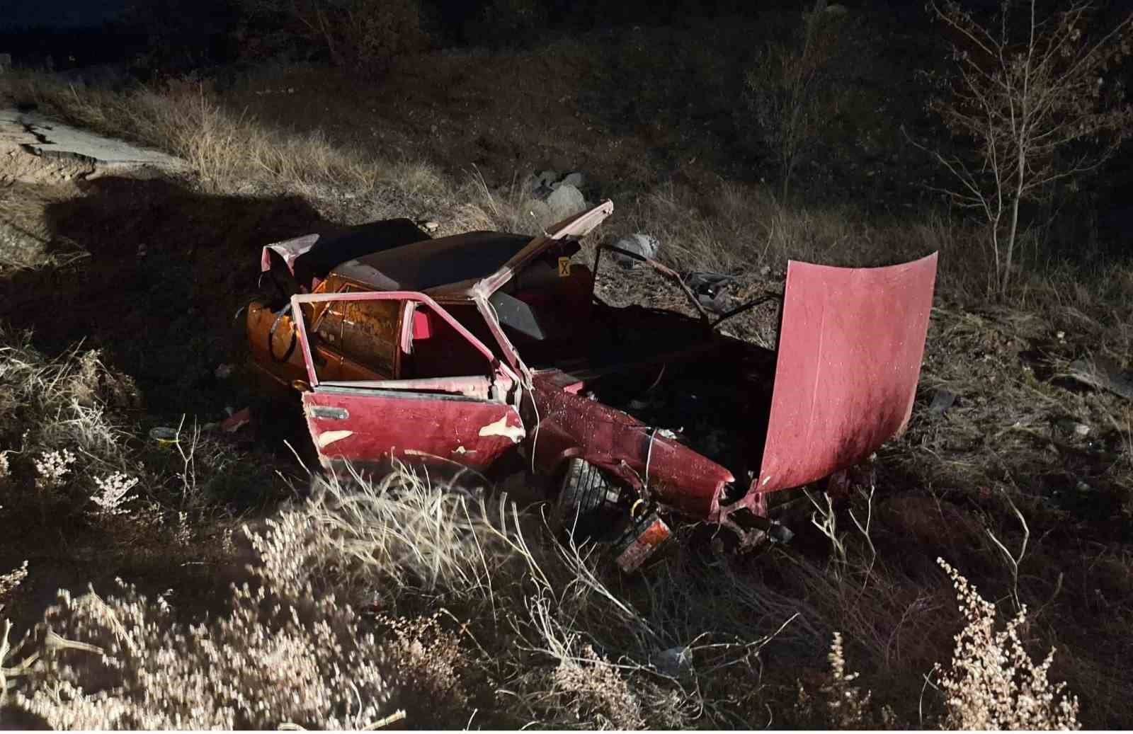 Konya’da otomobil devrildi: 1 yaralı
