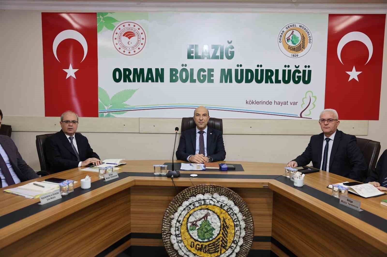 Elazığ Orman B&ouml;lge M&uuml;d&uuml;rl&uuml;ğ&uuml;&rsquo;nde planlamalar ele alındı
