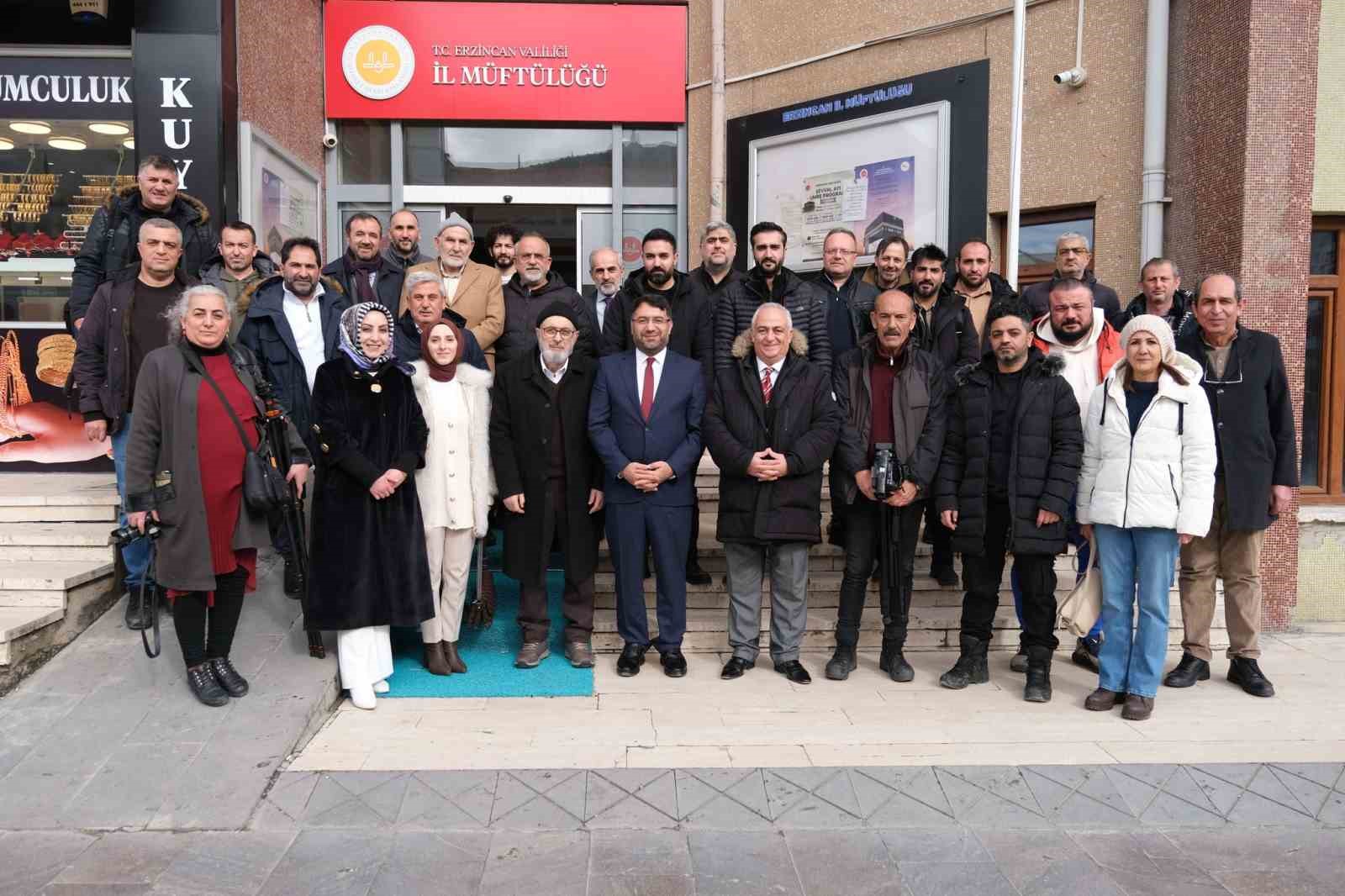 Erzincan İl Müftülüğü çalışmalarını basın mensuplarına anlattı