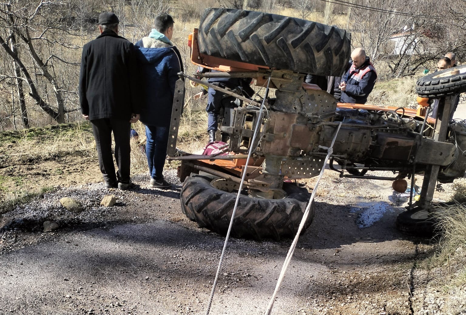 Karaman’da traktör kazası: 1 ölü, 1 yaralı