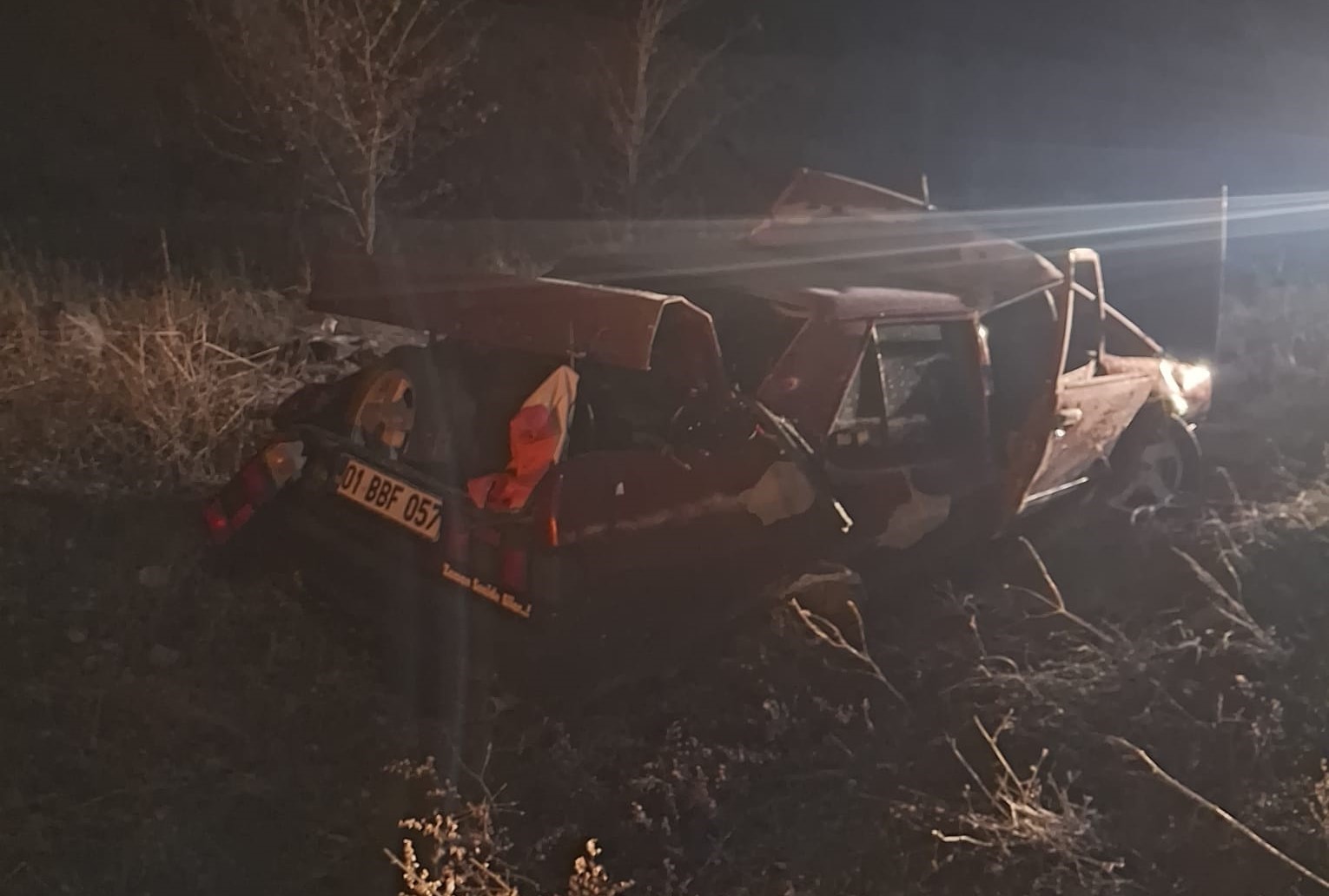 Konya&rsquo;da otomobil devrildi: 1 yaralı
