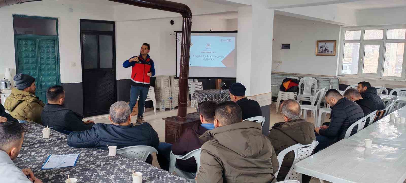 Beyşehir’de şap hastalığına karşı bilgilendirme yapıldı