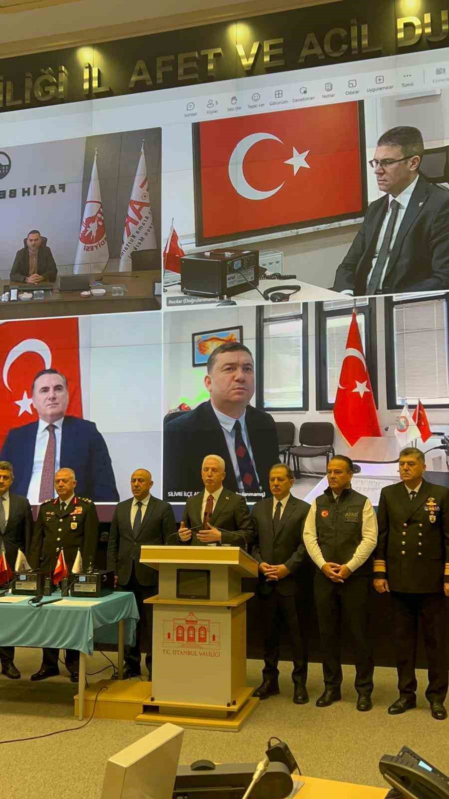 İstanbul&rsquo;da Afet Entegre Haberleşme Sistemi hayata ge&ccedil;irildi
