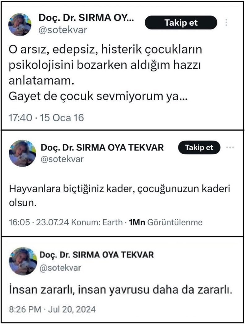 Ankara&rsquo;da akademisyenin &ccedil;ocukları hedef alan paylaşımlarına tepki
