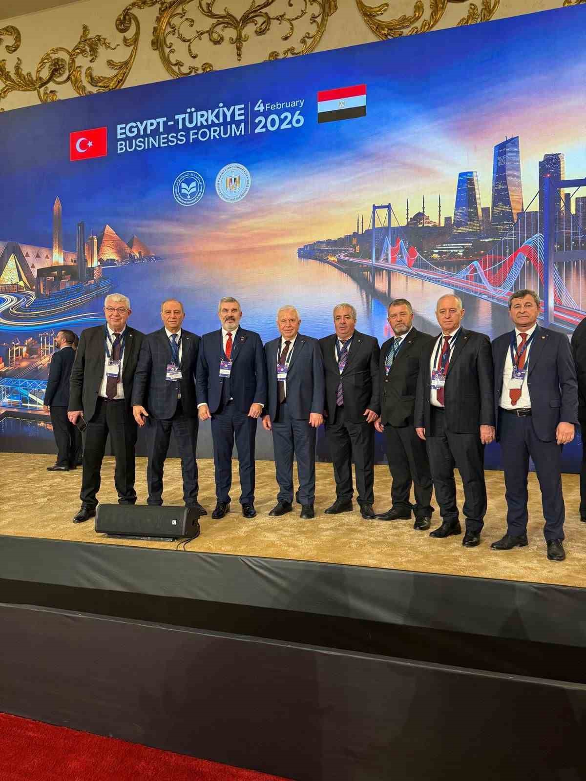 &Ccedil;erkezk&ouml;y TSO Başkanı &Ccedil;etin, T&uuml;rkiye-Mısır İş Forumu Toplantısı&rsquo;na katıldı
