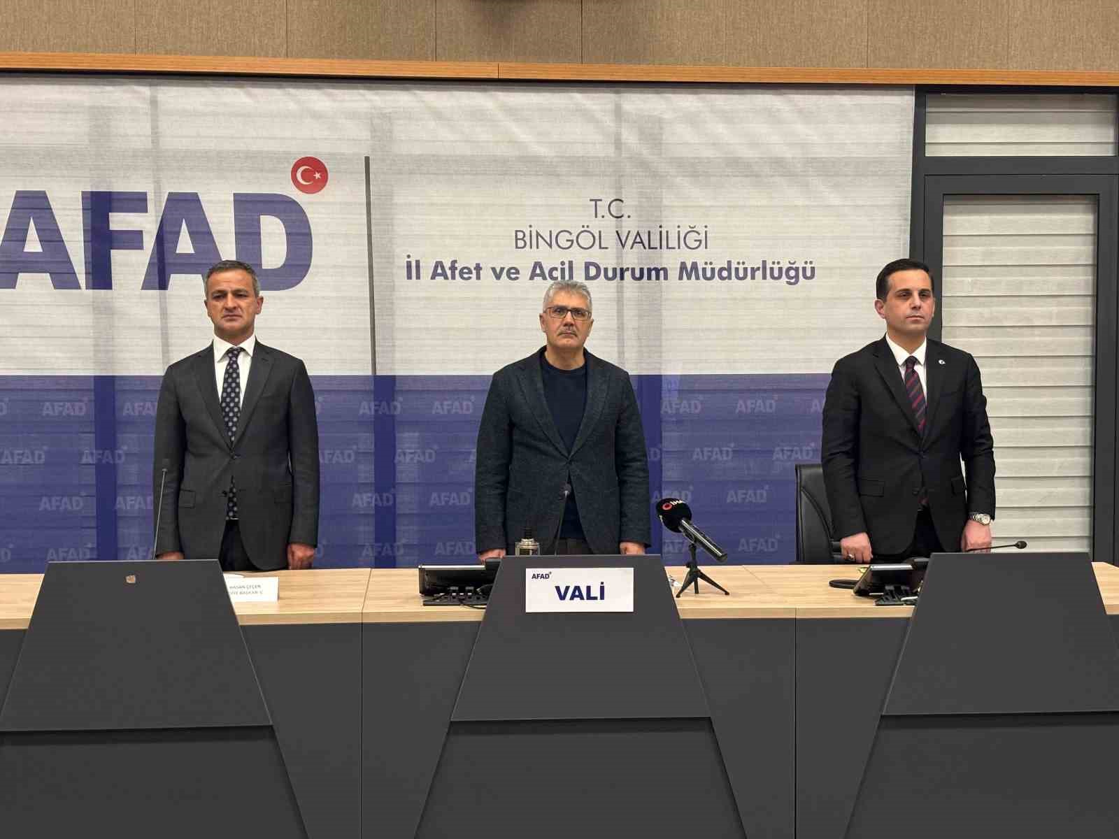 Asrın felaketinde hayatını kaybedenler Bingöl’de anıldı